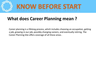 IT Career Planning