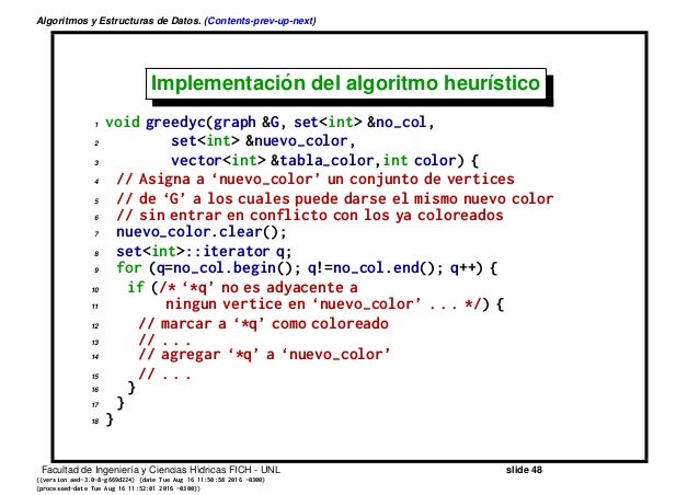 Algoritmos y Estructuras de Datos