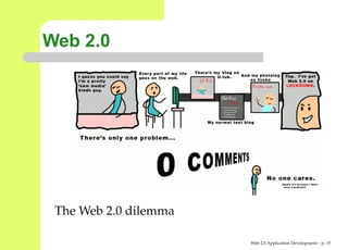 Web 2.0




 The Web 2.0 dilemma

                       Web 2.0 Application Development – p. 1
 