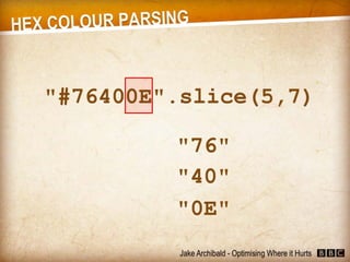 JavaScript - Optimising Where it Hurts (Jake Archibald)