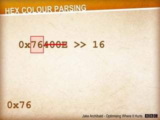 JavaScript - Optimising Where it Hurts (Jake Archibald)