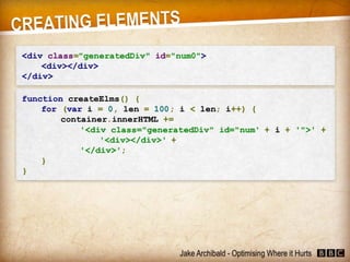 JavaScript - Optimising Where it Hurts (Jake Archibald)