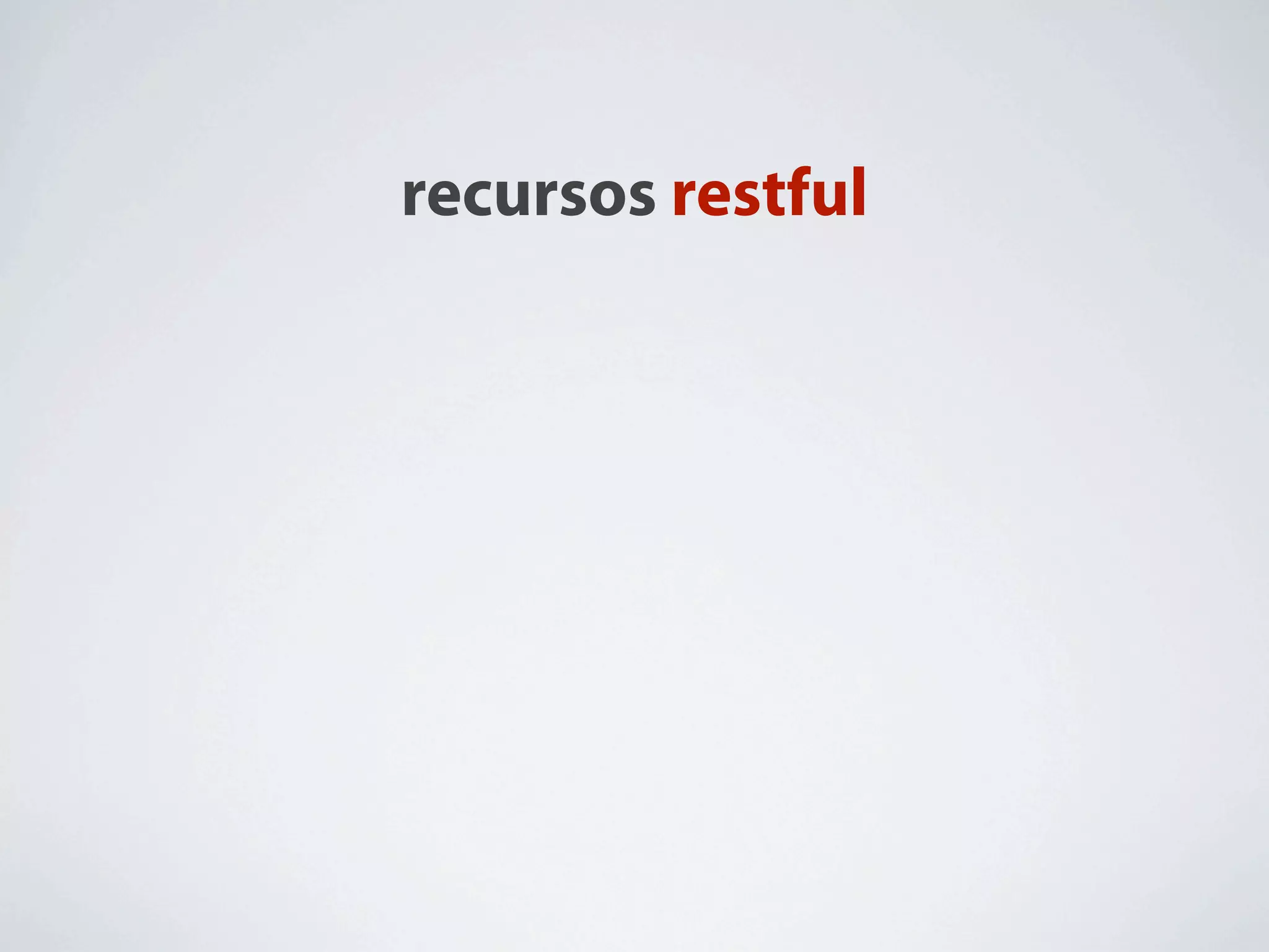 recursos restful
 