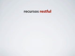recursos restful
 