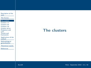 From Clouds to Trees: Clustering Delicious Tags