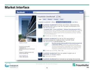 Market Interface




                   © Fraunhofer IAO, IAT Universität Stuttgart


                                    ...