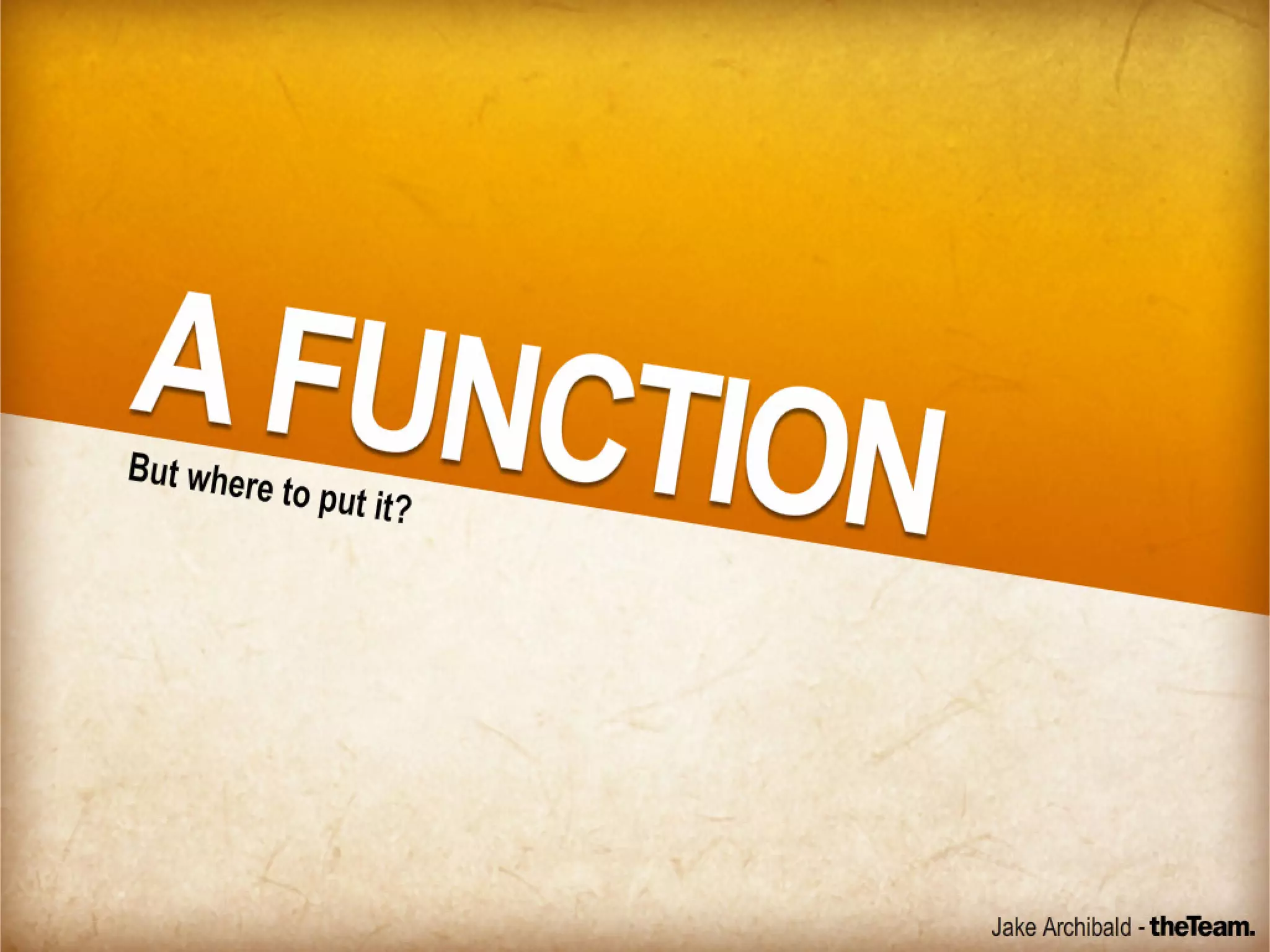 Reusable Code - For Good or For Awesome!