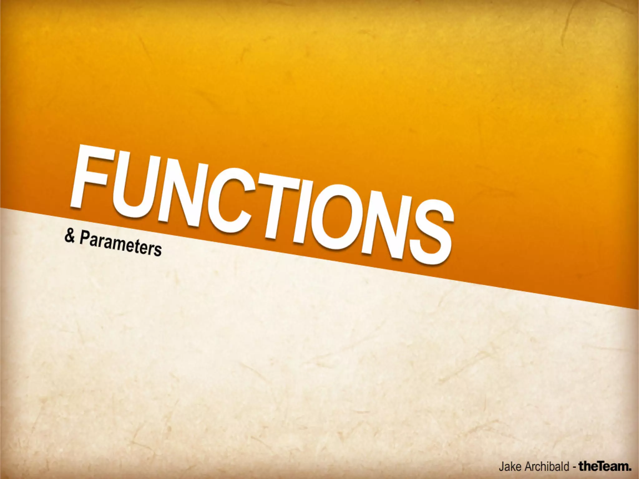 Reusable Code - For Good or For Awesome!