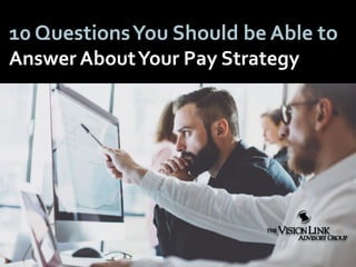 10 QuestionsYou Should be Able to
Answer AboutYour Pay Strategy
 