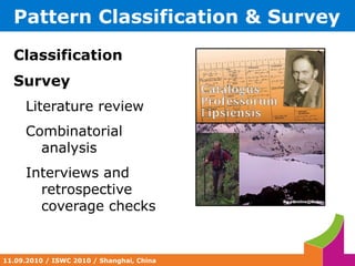 Concepts Basic Evolution Pattern Atomic evolution and refactoring operation 