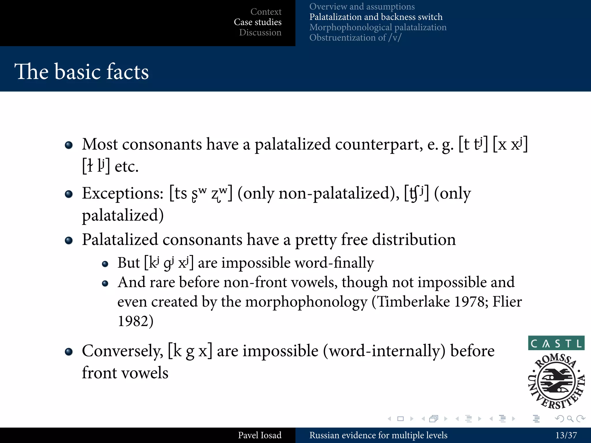 Where do the levels come from?
         