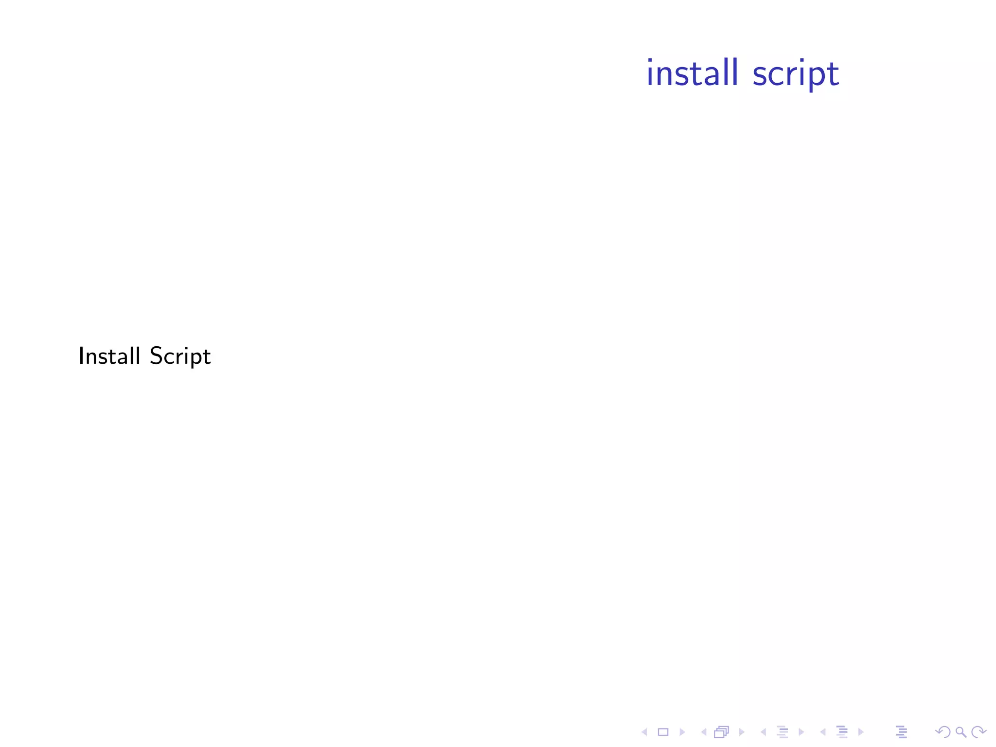 install script




Install Script
 