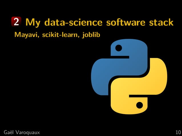 Python for brain mining: (neuro)science with state of the art machine ...