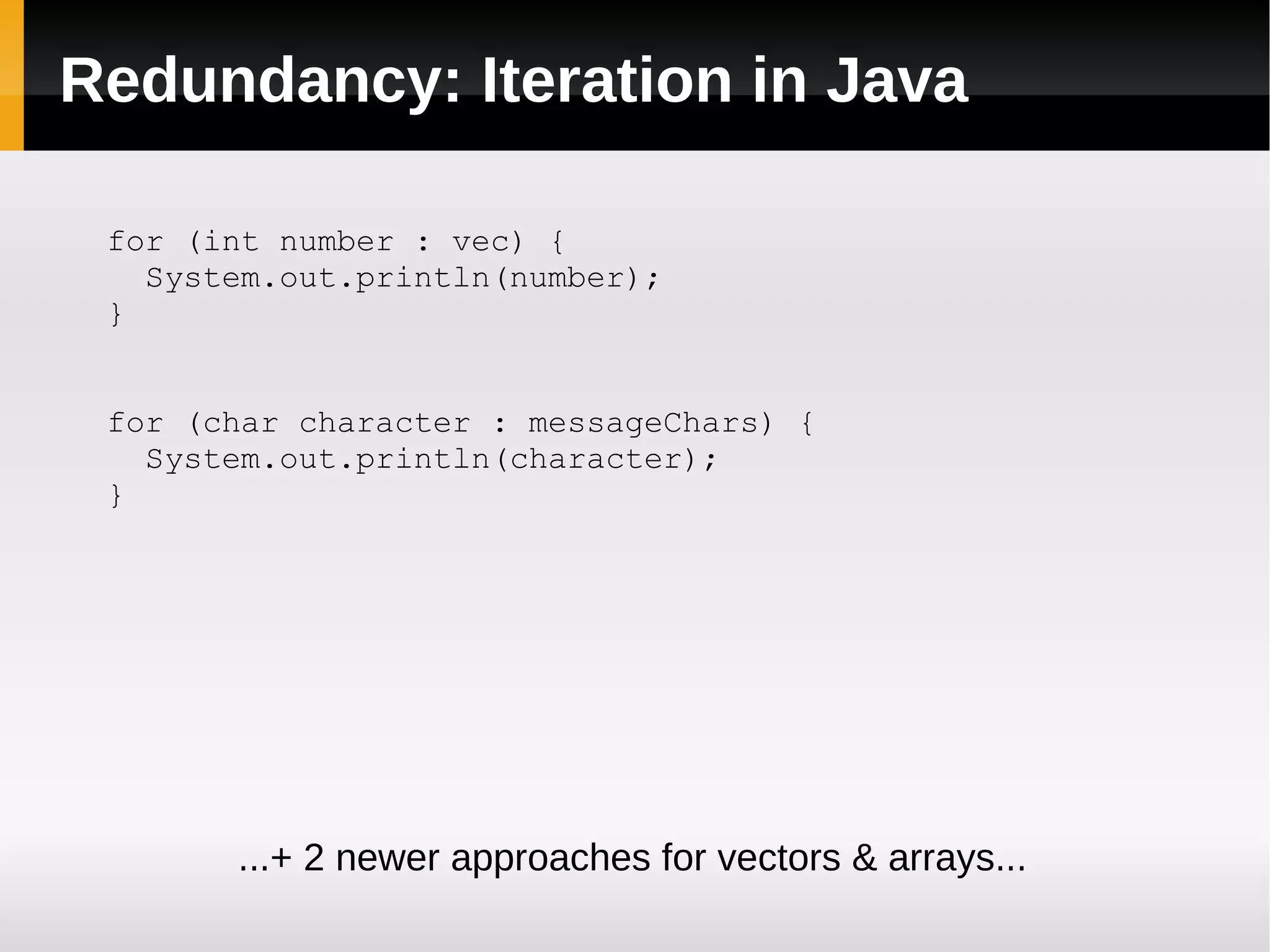 Conceptual consistency 
