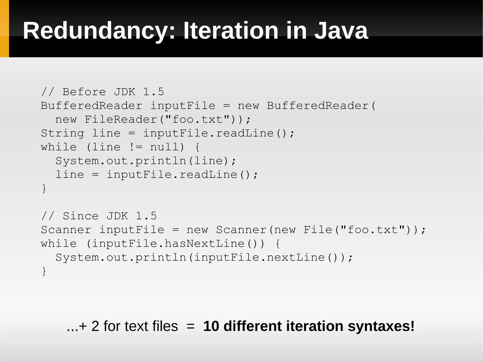 Appropriate complexity 
