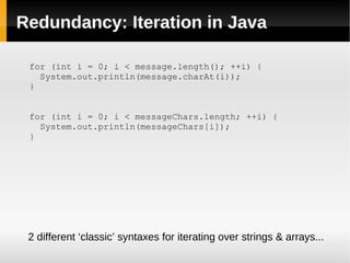Maximal separation of concerns 