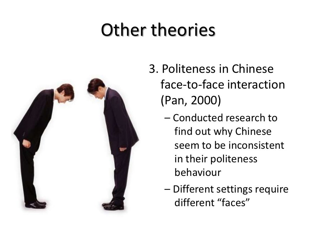 Face Negotiation Theory Retraced