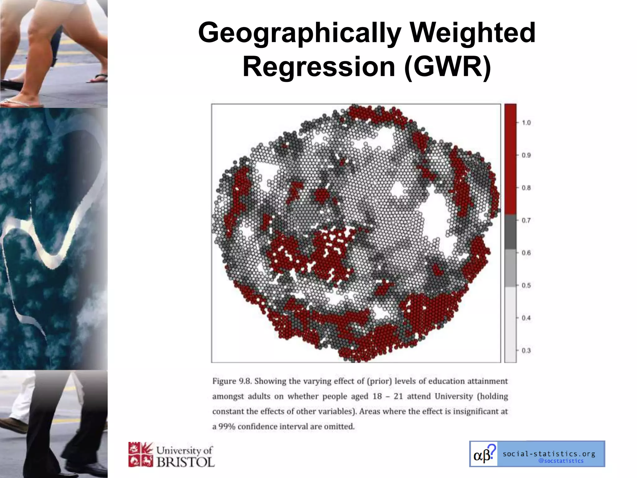 Geographically Weighted
  Regression (GWR)
 