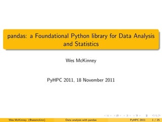 pandas: a Foundational Python Library for Data Analysis and Statistics ...