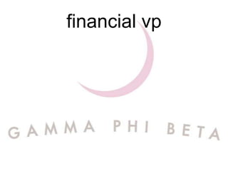 financial vp
 