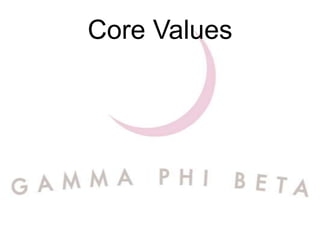 Core Values
 