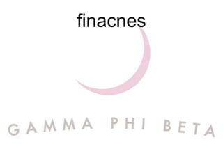 finacnes
 