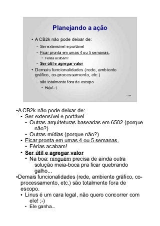 Slides CB2k DevInSampa 2012