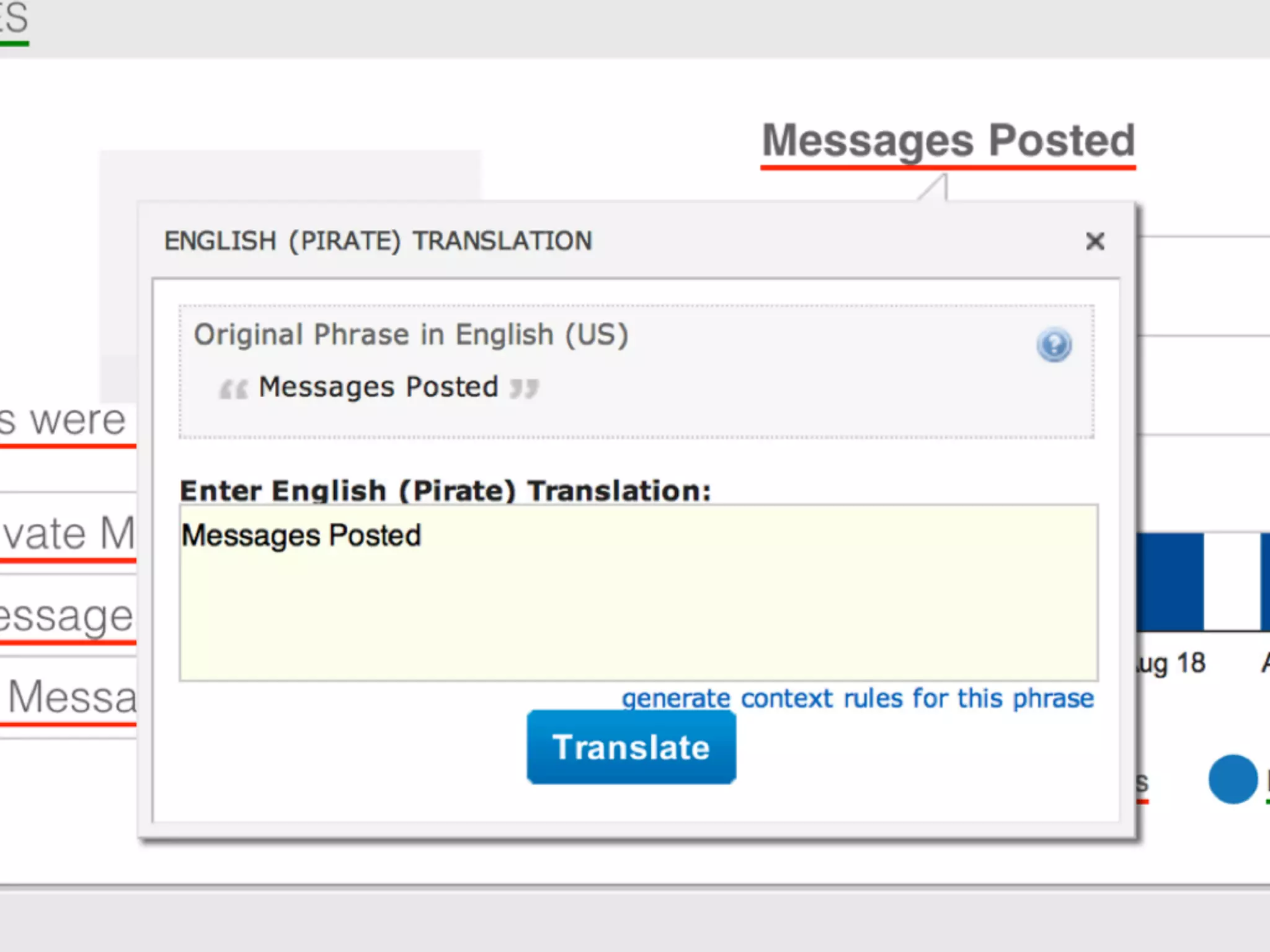 Linguistic Potluck: Crowdsourcing localization with Rails