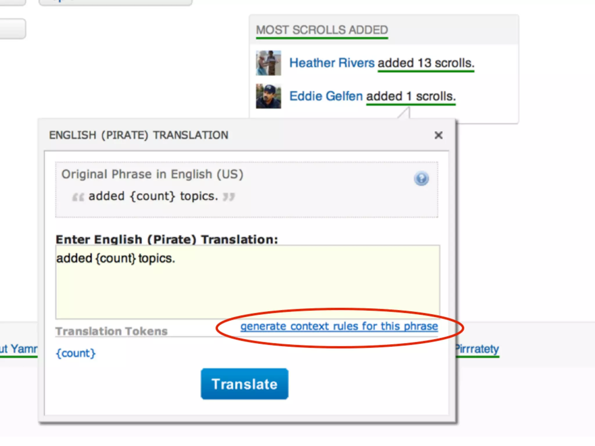 Linguistic Potluck: Crowdsourcing localization with Rails