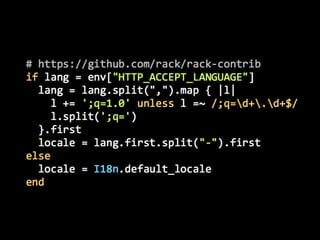 Linguistic Potluck: Crowdsourcing localization with Rails
