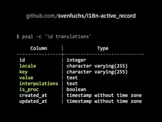 Linguistic Potluck: Crowdsourcing localization with Rails