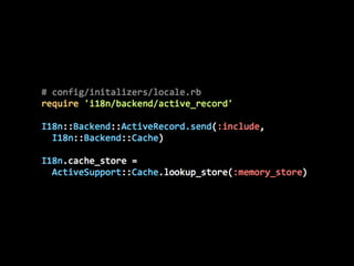 Linguistic Potluck: Crowdsourcing localization with Rails