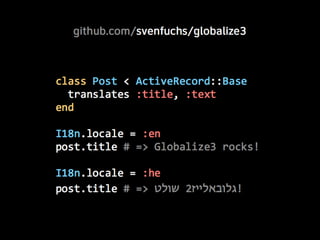 Linguistic Potluck: Crowdsourcing localization with Rails