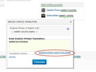 Linguistic Potluck: Crowdsourcing localization with Rails