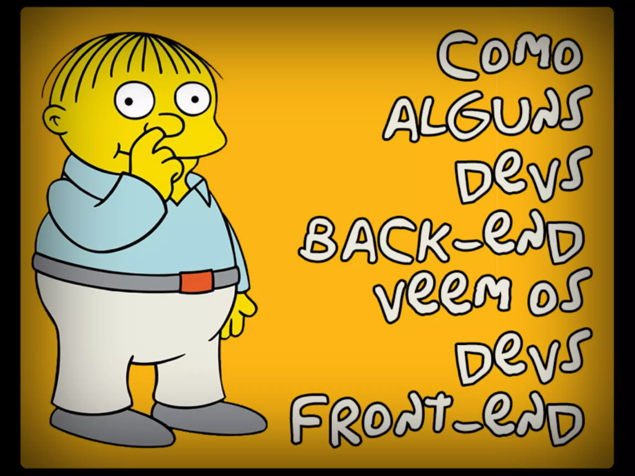 Os mitos do desenvolvimento front-end