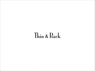 MeshU Thin & Rack