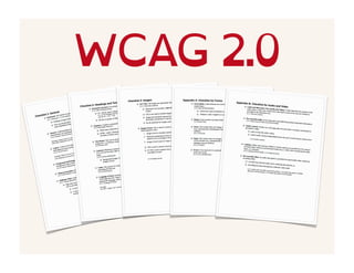 WCAG 2.0
 