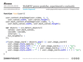 WebRTC prove pratiche, esperimenti e curiosità