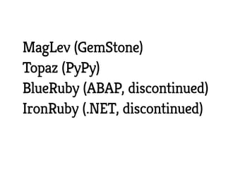 Ruby and the Cloud - Florian Gilcher @Cloud Developer Camp (English Version)