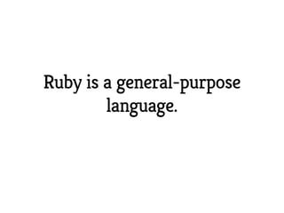 Ruby and the Cloud - Florian Gilcher @Cloud Developer Camp (English Version)