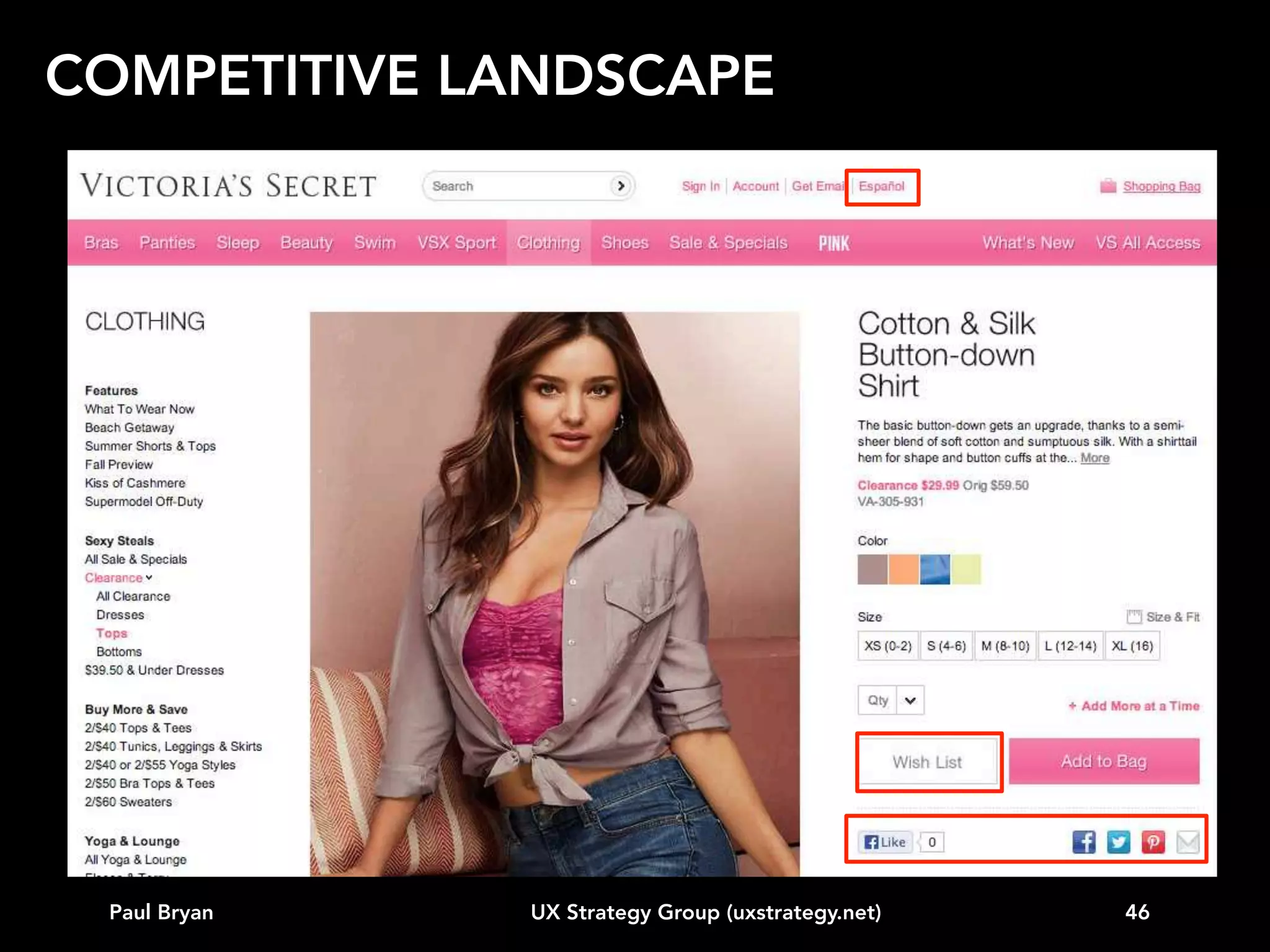 COMPETITIVE LANDSCAPE`

Paul Bryan

UX Strategy Group (uxstrategy.net)

46

 
