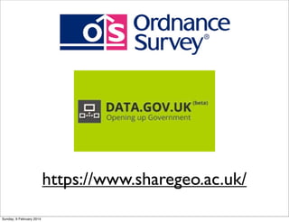 https://www.sharegeo.ac.uk/
Sunday, 9 February 2014

 