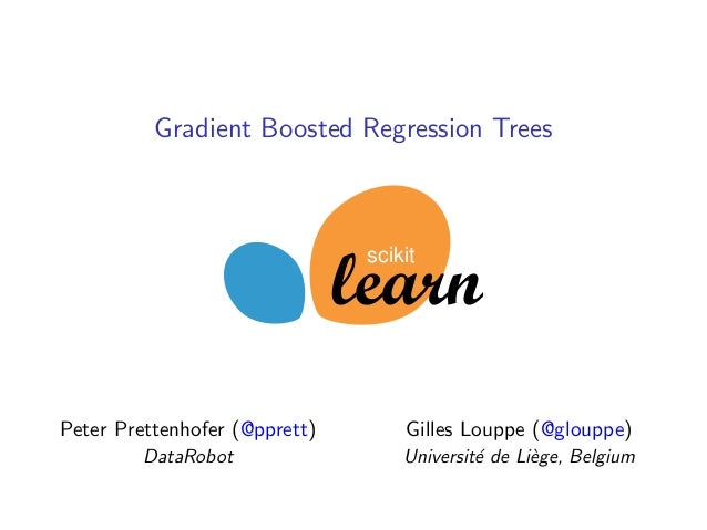 Scikit Gradient Calculator : Gradient Boosting Classifiers in Python ...