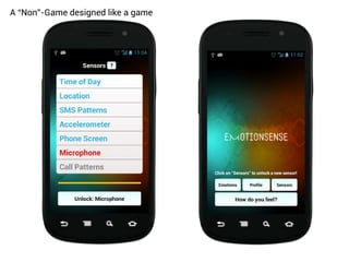 A “Non”-Game designed like a game
 