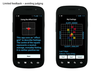 Limited feedback – avoiding judging
 