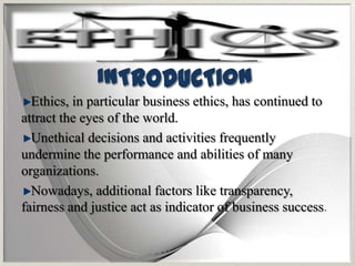 IMPACT OF ETHICAL LEADERSHIP ON EMPLOYEE PERFORMANCE WITH PERSPECTIVE ...
