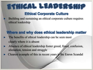 IMPACT OF ETHICAL LEADERSHIP ON EMPLOYEE PERFORMANCE WITH PERSPECTIVE ...