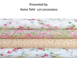 Presented by
Asma Tahir (S2F13MCOM0064)
20
Business Finance
Ratio Analysis
 