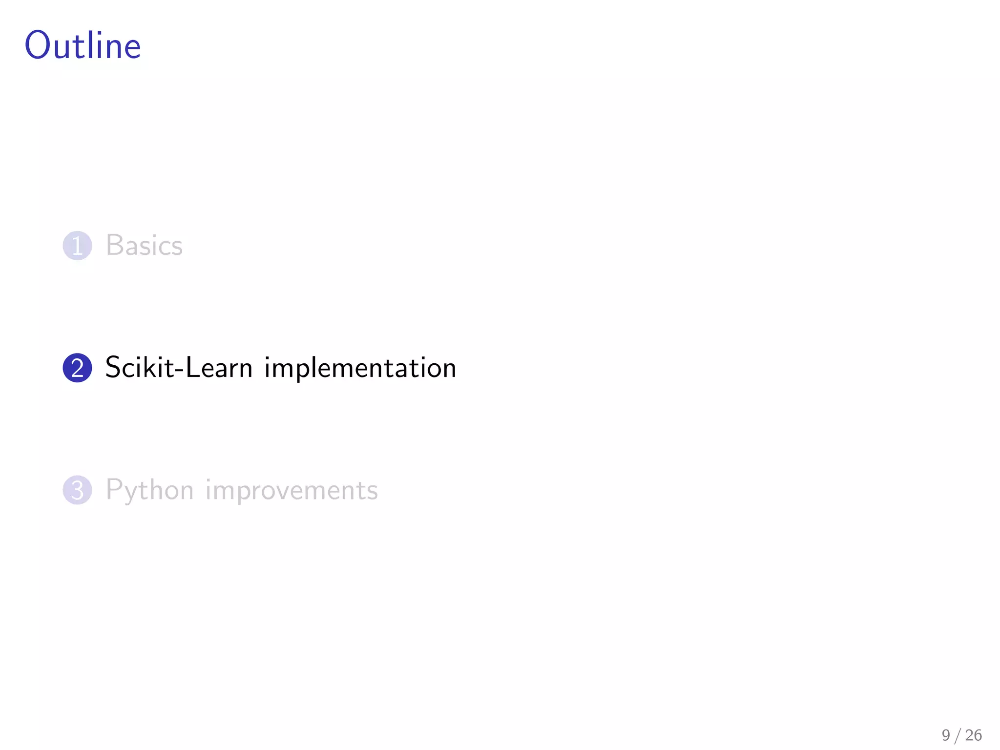 Learning from data 
function BuildDecisionTree(L) 
Create node t 
if the stopping criterion is met for t then 
byt = some constant value 
else 
Find the best partition L = LL [ LR 
tL = BuildDecisionTree(LL) 
tR = BuildDecisionTree(LR) 
end if 
return t 
end function 
8 / 26 
 