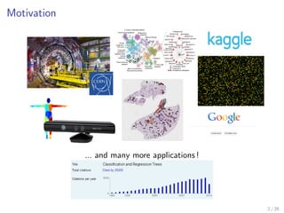 Motivation 
... and many more applications ! 
2 / 26 
 